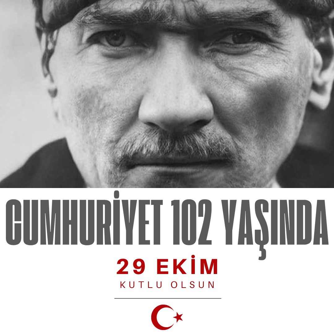 29 Ekim Cumhuriyet Bayramı Kutlu Olsun