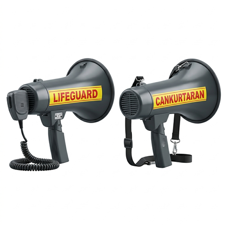 Cankurtaran Megafon - Mayklı- Şarjlı- 120 watt