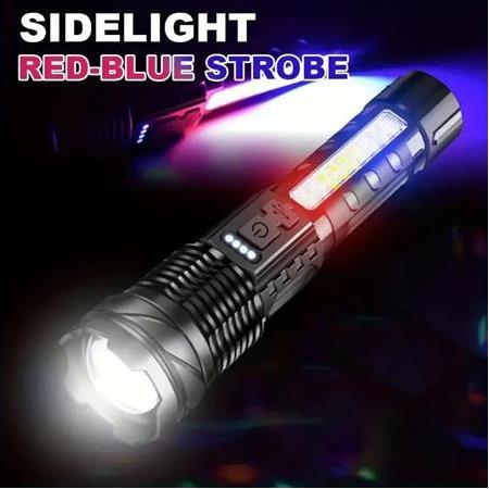 Profesyonel Ultra Güçlü Şarj Edilebilir El Feneri 17 cm