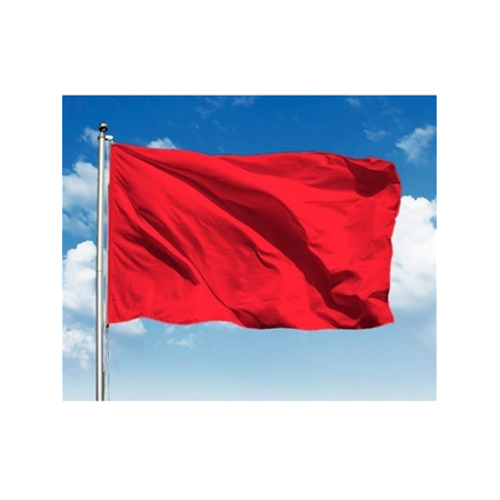 Cankurtaran Bayrak -  Kırmızı